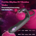 Vibrating Anal Butt Plug With Cock Ring Rabbit Clitoral Stimulator, Strap On Double Anal Dildo,Anal Couples Male Adult Sex Toys For Men Women, Small Penis Ring Vibrator Prostate Massager Sex Toy