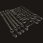 Luxury Bdsm Bondage Gear 25 Pcs Hardware Kit Set Of Exclusive Restraint Accessories In Silver, Gold, Or Black With Double O Velvet Pouch (Silver)