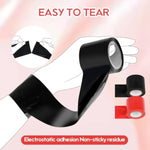 Bdsm Bondage Restraints Tape Set Adult Toy Sexual Restraint Tape Reusable Binding Pvc Sex Things Suitable For Fetish Sm Sex Game Couples And Adults (32.8Ft*3 Rolls)