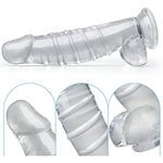 13.58 Inch Soft Dilod Tpe Huge Realistic Dildo With Powerful Suction Cups Clear Anal Dildo Soft Realistic Penis For Women Men And Couple G-Spot Stimulation (Xxl)