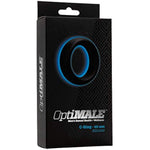 Doc Johnson OptiMALE - Tapered C-Ring - Stretchy Silicone - 40mm Unstretched Inner Diameter - Rounded Edges - Won't Dig Into Skin - Black