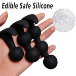 Silicone Anal Beads, Built-In Activity Ball Butt Plugs With Curved Base For Anus Stimulation, Massage Anal Trainer Anal Plug For Men Women And Couples (1 Anal Bead)