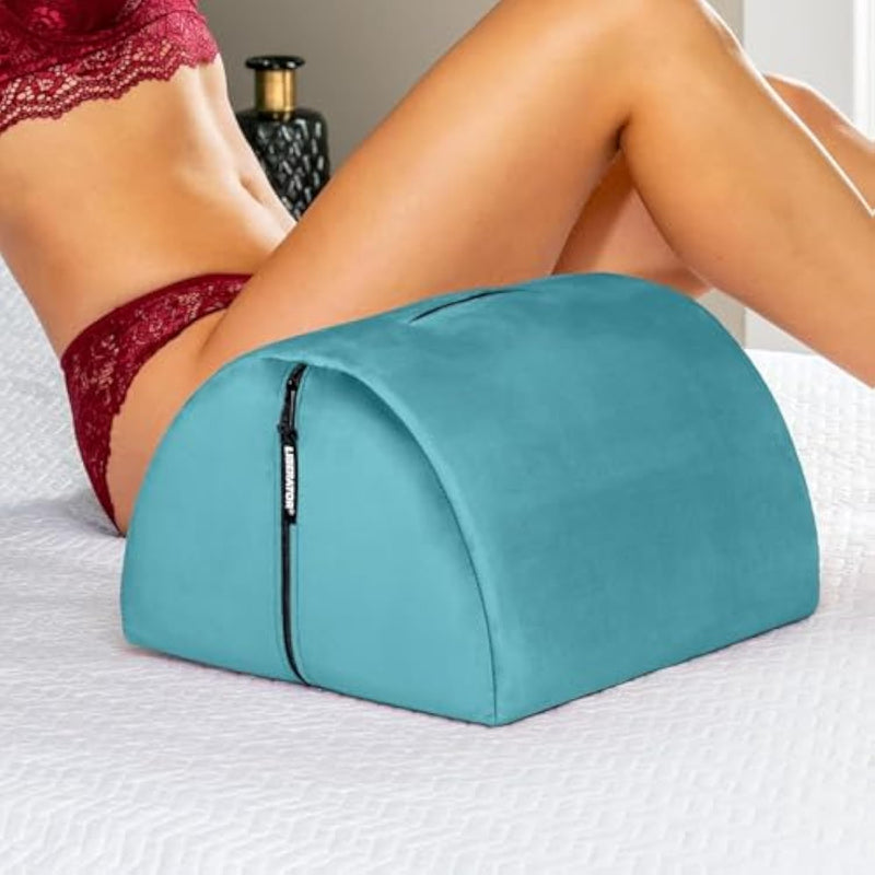 Liberator Bonbon Sex Toy Mount - Microvelvet Blue, (13883)