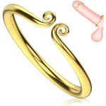 Male Penis Rings Enlargement Delay Glans Ring Cock Stretcher Penis Exercise Testicles Stimulates Erection Pleasure Enhancing Adult Sex Toys (M)