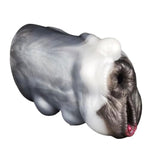 Lifelike White Black Color Mixed Ultral Soft Male Masturbator Silicone Stroker Fantasy 2 In 1 Unqiue Design Waterproof
