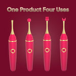 Vibrator Pen Sex Toys For Women Couples Massager Wand, Adult Toys Female Clitoral Vibrators, Nipple Clit Stimulator G Spot Dildo Vibrater, Sex Novelties Sexual Pleasure Tools For Women (Rose Red)