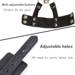 Testicle Crusher CBT Scrotal Bondage Rope Testicle Stretcher Bondage Sexual Stimulation Device Sex Leash for Man, Male Chastity Cage Devices Leather Cock Ring Penis Clamp Scrotal Torture BDSM Toys