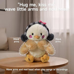 Tumama Dancing Talking Chicken Toy, Hug Me Kiss Me Electronic Pet Soft Plush Chick Toy, Singing, Recording, Repeating, Baby Toddler Interactive Toys For Boys Girls Gifts