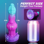 8.8“ Monster Knot Dildo, Fantasy Dragon Dildo With Big Knot For G-Spot, Huge Animal Anal Dildos With Strong Suction Cup, Silicone Alien Curved Dildos For Adult, Sex Toys For Women Men Couple