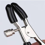 Nipple Clips for Adult Play Non-Piercing, Nipple Clamps Sensory Toys Woman Adjustable Pressure Metal Body Jewelry Non Piercing