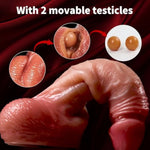 Sex Toys Realistic Dildo For Women - 8.5 Inch Soft Silicone Material Jerkable Skin For G Spot And Vaginal Anal Sexual Stimulation?Thick Suction Cup Dildo Adult Toy For Female Pleasure & Couple Games