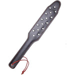 Studded Spanking Paddle For Adults, 14.8In Faux Leather Sex Paddles For Bdsm Play