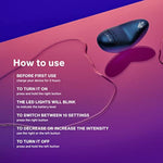 Nea 3 Mini Bullet Vibrator For Woman Female Vibrator Mini Clitoris Vibrator Discreet With 10 Pleasure Settings And Varying Intensities, Alien Blue