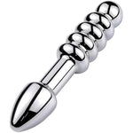 Dual-Ended Dildo Massage Wand With Metal Anal Butt Plug | Prostate Massager For Men & Women | Couples Adult Sensual Toy | Reusable Sex Toys For Intimate Exploration (Pd-156)