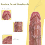 Realistic Spray Dildo, 8.85-Inch Beginner Ejaculation Dildo, Powerful Suction Cup, Hands-Free Play, Super Artificial Skin Feel Penis, Female G Spot And Anal Prostate Adult Sex Toy