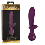 Obsession Lover Vibrator – Premium Rechargeable Silicone Rabbit Massager Sex Toy For Women - Purple