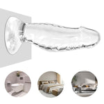 3-Piece Realistic Monster Transparent Dildo Set (Small, Medium, Large) With Suction Cups – Fantasy Clear Dragon-Shaped Big Anal Plug Dildos, Prostate Massager, Beginner To Advanced Alien Sex Toys