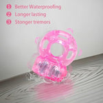 12 Pieces Vibrating Penis Rings, Cockscomb Rings, Clitoral Mini G-Spot Vibrator, Penile Erection Enhancement Products, Adult Pornographic Sex Toys, Male Delayed Ejaculation,Rooster Ring Sex Machine