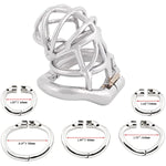 Medical Grade Stainless Steel Chastity Device Ergonomic Design Belt Restraint Men Bondage Fetish K555 (55Mm/ Xl Size)