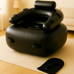 Inflatable Sex Chair With Restraints +Mask Bondage Chair & Sex Furniture For Adults Blow Up Sex Chair – Portable Sex Sofa, Sex Bench, Sex Couch, Sex Stool, Sex Seat – Discreet & Durable