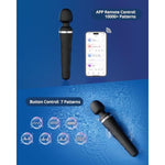 Domi 2 Wand Massager Powerful Vibrtions For Women Men + Personal Lubricant Privacy Water-Based Lube Non-Sticky Lubrication For Men, Women And Couples