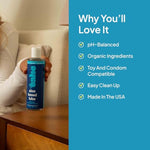 Hello Organic Aloe-Based Personal Lubricant - Hydrating, Hypoallergenic, Ph-Balanced, Non-Sticky, Condom Compatible, For Men, Women, & Couples, 8 Fl Oz