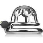 Stainless Steel Male Chastity Cage, Chastity Device For Men, Locked Cock Cage, Penis Cage, Sm Bondage Gear, Chastity Sex Toy (1.77 Inch)