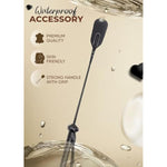 18 Inch Black Luxury Sex Bdsm Crop Sex Paddle Premium Bondage Whip Spanking Crop Bdsm Whip Adult Sex Toy