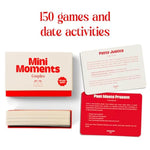 Mini Moments - 150 Couples Games And Couples Activities With Stay At Home Date Night Ideas, Perfect For Game Nights And 2 Players