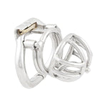 Male Chastity Device Cock Cage With Anti-Off Removable Pa Puncture Hinged Ring Chastity Belt Adult Game Sex Toy K1945 45Mm