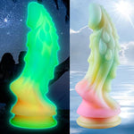 Fantasy Dildo With Suction Cup Silicone Thick Monster Kylin Unicorn Dildos G-Spot And Prostate Stimulation Hands-Free Play Sex Toys For Men Women (M)