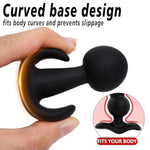Silicone Anal Beads, Built-In Activity Ball Butt Plugs With Curved Base For Anus Stimulation, Massage Anal Trainer Anal Plug For Men Women And Couples (1 Anal Bead)