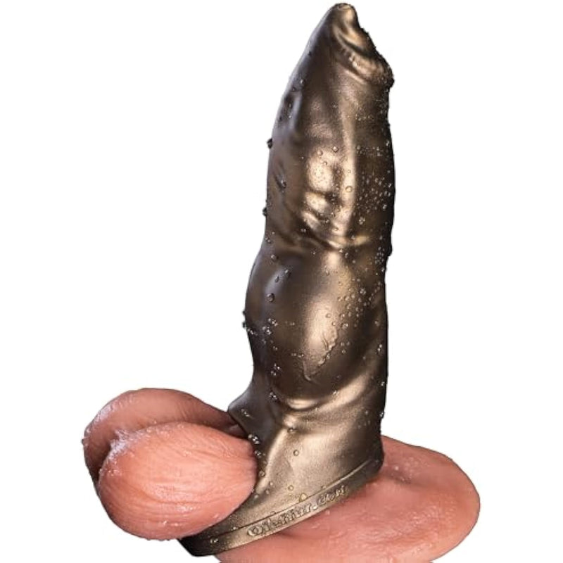 Penis Sleeve Adult Male Sex Toys -Realistic Dog Cock Sleeve With Cock Ring Delayed Ejaculation, Soft Silicone Girth Enhancer Extended Sex Play, 7.87 ''Penis Extender Sheath For Men (S)
