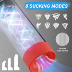 Electric Penis Enlargement Vacuum Pump, Rechargeable Automatic High Vacuum Sex Machine,8 Suction Modes And Counting Mode,For Stronger And Harder Penis Erection Device With Pocket Cat