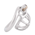 Stainless Steel Small Male Chastity Device Ergonomic Design Cock Cage S245 (1.77 Inch / 45Mm)