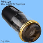 Male Masturbator, Sex Toy For Men Clear Pocket Pussy Vagina Texture, Transparent Manual Squeezable Sucking?6.5In Depth, Realistic Soft Fleshy Texture, Penis Training Masturbator (Black)