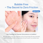 pH Balancing Bubble-Free Hydrating Facial Cleansing Gel 5.4 fl.oz. - For Sensitive Skin, Hyaluronic Acid and Licorice Extracts, Non-foaming Cleanser for Skin Moisturization