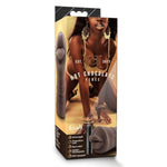 Hot Chocolate Renee - Vibrating Realistic Ultra Soft Ribbed Pocket Pussy Masturbator Stroker - Hand Held One Size Fits All Sex Toy For Men