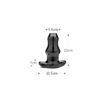 Perfectfit Brand Double Tunnel Plug, Hollow Butt Plug, Pfblend, Tpr/Silicone, Use For Anal Training, Clear, Medium