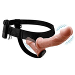 Realistic Two-Headed Vibrating Dildo Penetrator for Women and Lesbians