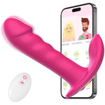 Wearable Panty Vibrator Sex Toys, G Spot Dildo Vibrator With 9 Vibration Modes, Adult Toys App Remote Control Clitoral Vibrators Built In Dual Motor For Women Or Couples Butterfly Adult Toy Dildos