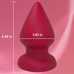 Super Big Anal Butt Plugs Sex Toys Liquid Silicone Soft Anal Plug Anal Trainer with Suction Cup Large Anal Dildo Buttplug Anal Toys for Men Women Couples Waterproof Anal Stretcher Anal Plugs