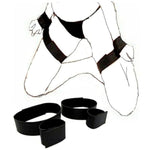Sex Bondage Restraints Kit Toys Hand Leg Cuffs Ankle Wrist Resistance Bands Bed Restraints Sex Accessories Thing Sex Handcuffs Hand Cuff Bracelets Set For Women Adults Couples Bedroom Sweater Sq127