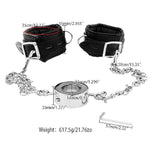 Penis Weight Ball With Sexy Handcuffs Stretcher Testicles Bondage Restraints Gear & Accessories Bdsm Bondage Sex Toys For Man, For Couples Cosplay (Medium)