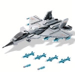 Military Fighter Jet Building Set For Boys Age 8-12,Airplane Aircraft Model Toys With Foldable Wings,Army Plane Kits,Stem Birthday For Old Kids Adult Teens 6+ 8-14(577Pcs)