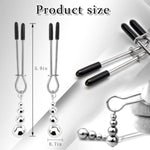Gourd Bell Pendant Nipple Clamps For Women Non Piercing Adjustable Nipple Pendant Decoration Body Accessory