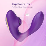 Clitoral Tapping G Spot Vibrator, Remote Control Adult Sex Toys For Women Couple