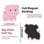 Refrigerator Magnets For Kids, Cute Farm Animals Fridge Magnet For Toddlers 1-3 Kids Magnets For Fridge Baby Educational Gift, Full Back Magnetic Toddler Magnets