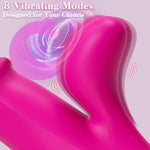 G Spot Vibrator Women Sex Toys, 3 In 1 Female Vibrator Wand With 8 Come-Hither & Vibrating & Up-Down Sliding Modes, Clitoral Stimulator Nipple Vibrators Adult Sex Toys For Women Couple