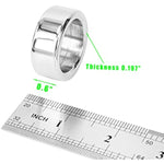 Thick Stainless Cock Penis Ring, Small Inner Diameter (1.10 Inch)